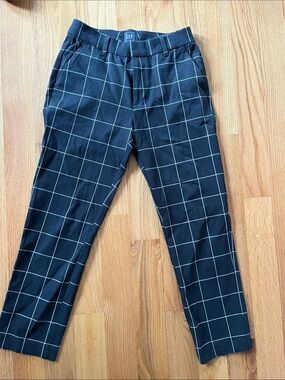 GAP Women’s Black Windowpane Dress Pants